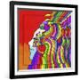 Pop-Art Cosmic Profile-Howie Green-Framed Giclee Print