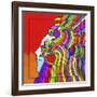 Pop-Art Cosmic Profile-Howie Green-Framed Giclee Print