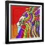 Pop-Art Cosmic Profile-Howie Green-Framed Giclee Print