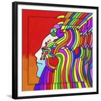 Pop-Art Cosmic Profile-Howie Green-Framed Giclee Print