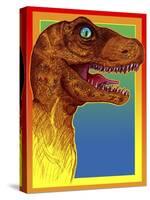 Pop Art Dinosaur 3-Howie Green-Stretched Canvas