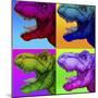 Pop Art Dinosaurs 1-Howie Green-Mounted Giclee Print