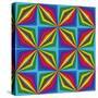 Pop Art Disco Pattern-Sangoiri-Stretched Canvas