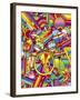 Pop Art Drums-Howie Green-Framed Giclee Print