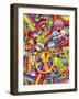 Pop Art Drums-Howie Green-Framed Giclee Print