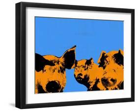 Pop Art Farm III-Annie Warren-Framed Art Print