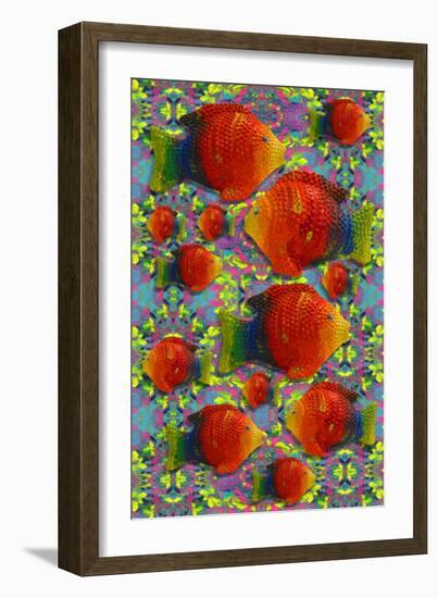 Pop Art Fish-Howie Green-Framed Giclee Print