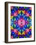 Pop Art Flowers Kalidescope-Howie Green-Framed Giclee Print