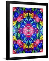 Pop Art Flowers Kalidescope-Howie Green-Framed Giclee Print