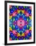 Pop Art Flowers Kalidescope-Howie Green-Framed Giclee Print