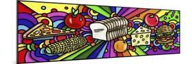 Pop Art Food-Howie Green-Mounted Giclee Print