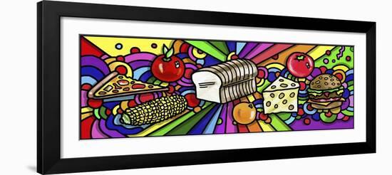 Pop Art Food-Howie Green-Framed Giclee Print