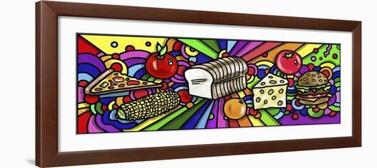 Pop Art Food-Howie Green-Framed Giclee Print