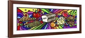 Pop Art Food-Howie Green-Framed Giclee Print