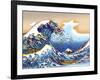 Pop Art Great Wave-Howie Green-Framed Giclee Print