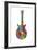 Pop Art Guitar Star-Howie Green-Framed Giclee Print