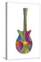 Pop Art Guitar Star-Howie Green-Stretched Canvas