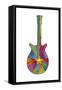 Pop Art Guitar Star-Howie Green-Framed Stretched Canvas