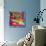 Pop Art Guitar Swirls-Howie Green-Giclee Print displayed on a wall