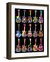 Pop Art Guitars-Howie Green-Framed Giclee Print