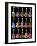 Pop Art Guitars-Howie Green-Framed Giclee Print