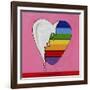Pop Art Heart Drip-Howie Green-Framed Giclee Print