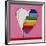 Pop Art Heart Drip-Howie Green-Framed Giclee Print