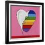 Pop Art Heart Drip-Howie Green-Framed Giclee Print