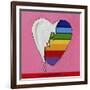 Pop Art Heart Drip-Howie Green-Framed Giclee Print