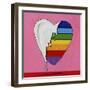 Pop Art Heart Drip-Howie Green-Framed Giclee Print