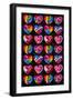 Pop Art Hearts-Howie Green-Framed Giclee Print