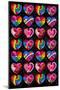 Pop Art Hearts-Howie Green-Mounted Giclee Print