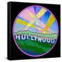 Pop Art Hollywood Circle-Howie Green-Framed Stretched Canvas