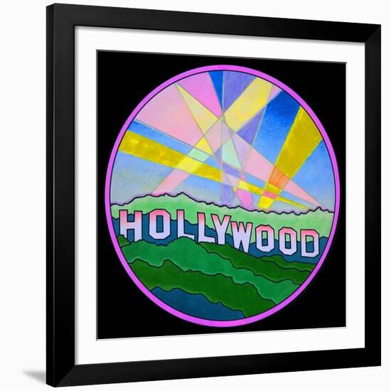 Pop Art Hollywood Circle-Howie Green-Framed Giclee Print