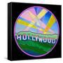 Pop Art Hollywood Circle-Howie Green-Framed Stretched Canvas