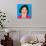 Pop Art Illustration of a Laughing Woman-Eva Andreea-Art Print displayed on a wall