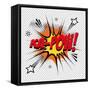 Pop Art Ka-Pow-DAVIDS47-Framed Stretched Canvas