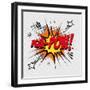 Pop Art Ka-Pow-DAVIDS47-Framed Art Print