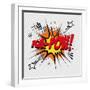 Pop Art Ka-Pow-DAVIDS47-Framed Art Print