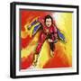 Pop Art Mr Superhero-Howie Green-Framed Giclee Print