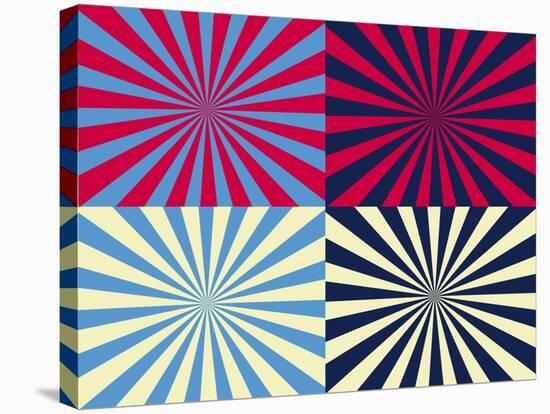 Pop Art Nova by Four Yellow Blue and Red-Luis Stortini Sabor aka CVADRAT-Stretched Canvas