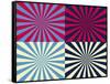 Pop Art Nova by Four Yellow Blue and Red-Luis Stortini Sabor aka CVADRAT-Framed Stretched Canvas