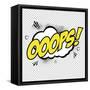 Pop Art Ooops-DAVIDS47-Framed Stretched Canvas