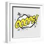 Pop Art Ooops-DAVIDS47-Framed Art Print