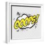 Pop Art Ooops-DAVIDS47-Framed Art Print