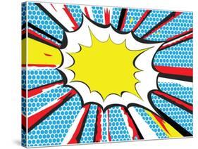 Pop Art or Comic Book Style Explosion-Will did this-Stretched Canvas