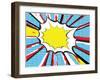 Pop Art or Comic Book Style Explosion-Will did this-Framed Art Print