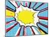 Pop Art or Comic Book Style Explosion-Will did this-Mounted Art Print