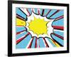 Pop Art or Comic Book Style Explosion-Will did this-Framed Art Print