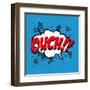 Pop Art Ouch-DAVIDS47-Framed Art Print